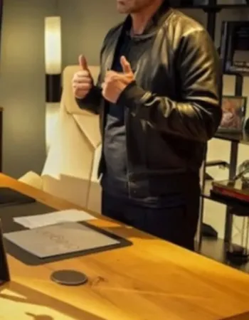 Unstable 2023 Rob Lowe Black Leather Bomber Jacket Unstable 2023 Rob Lowe Black Leather Bomber Jacket