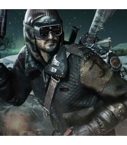 Vigor S06 Junkers Diamond Quilted Leather Jacket