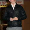 Wolves 2023 Brad Pitt Black Leather Jacket