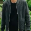 Your Place or Mine 2023 Ashton Kutcher Bomber Jacket