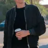 Your Place or Mine 2023 Ashton Kutcher Bomber Jacket