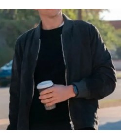 Your Place or Mine 2023 Ashton Kutcher Bomber Jacket