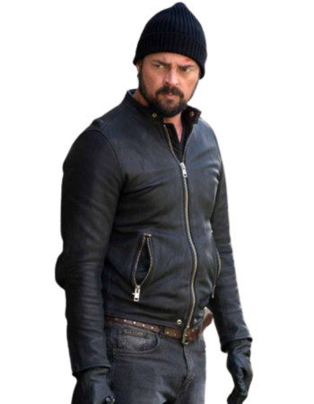 Bent Karl Urban (Danny Gallagher) Black Leather Jacket