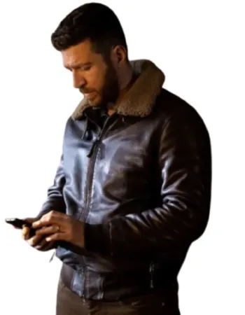 Don’t Leave Me (Daniele Vianello) Alessandro Roja Brown Leather Jacket