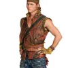Descendants 2 Dylan Playfair (Gil) Brown Leather Vest