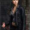 Domino Keira Knightley (Domino Harvey) Black Leather Jacket