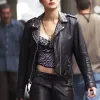 Domino Keira Knightley (Domino Harvey) Black Leather Jacket