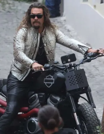 Fast X 2023 Jason Momoa (Dante) Serpent-skin Leather Jacket