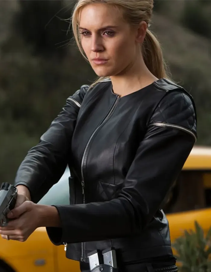 Faster Maggie Grace (Lily) Leather Jacket Faster Maggie Grace (Lily) Leather Jacket