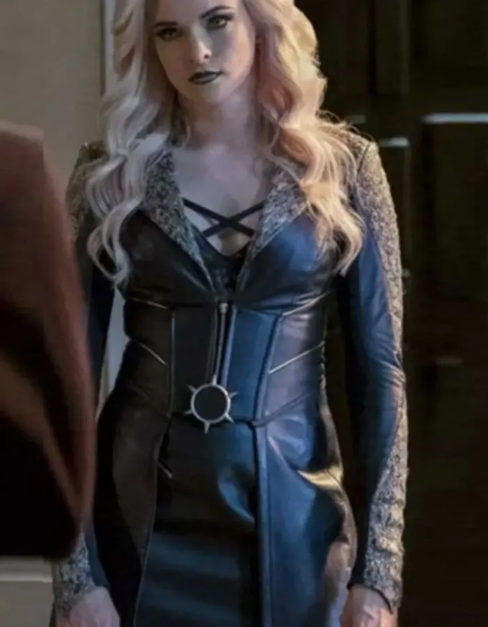 Flash S3 Danielle Panabaker (Caitlin Snow) Leather Coat