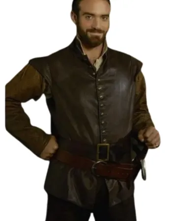 Galavant Joshua Sasse (Galavant) Leather Vest