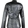 I Robot Bridget Moynahan (Susan Calvin) Black Leather Jacket