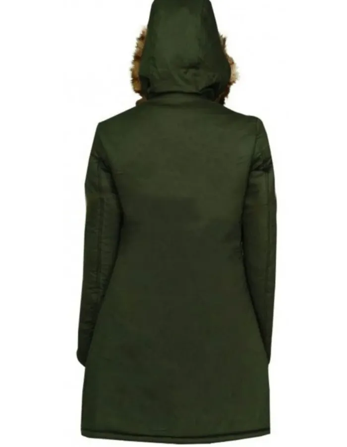 Marcella Anna Friel (Marcella Backland) Green Cotton Jacket