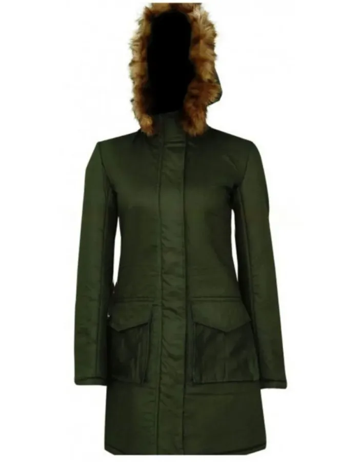 Marcella Anna Friel (Marcella Backland) Green Cotton Jacket
