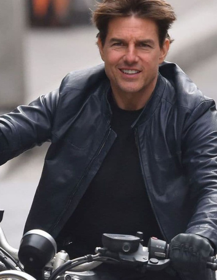 Mission Impossible 6 Tom Cruise (Ethan Hunt) Leather Jacket