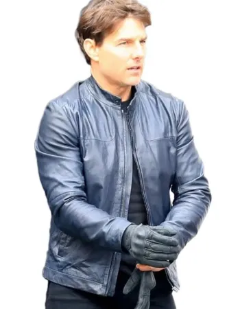 Mission Impossible 6 Tom Cruise (Ethan Hunt) Leather Jacket
