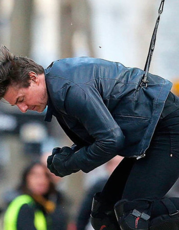 Mission Impossible 6 Tom Cruise (Ethan Hunt) Leather Jacket