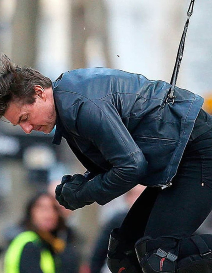 Mission Impossible 6 Tom Cruise (Ethan Hunt) Leather Jacket