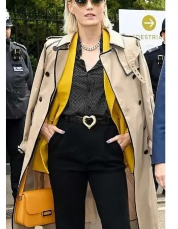 Mission Impossible 7 Pom Klementieff Brown Cotton Coat