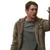 Money Monster Jack O'Connell (Kyle Budwell) leather Hooded Jacket