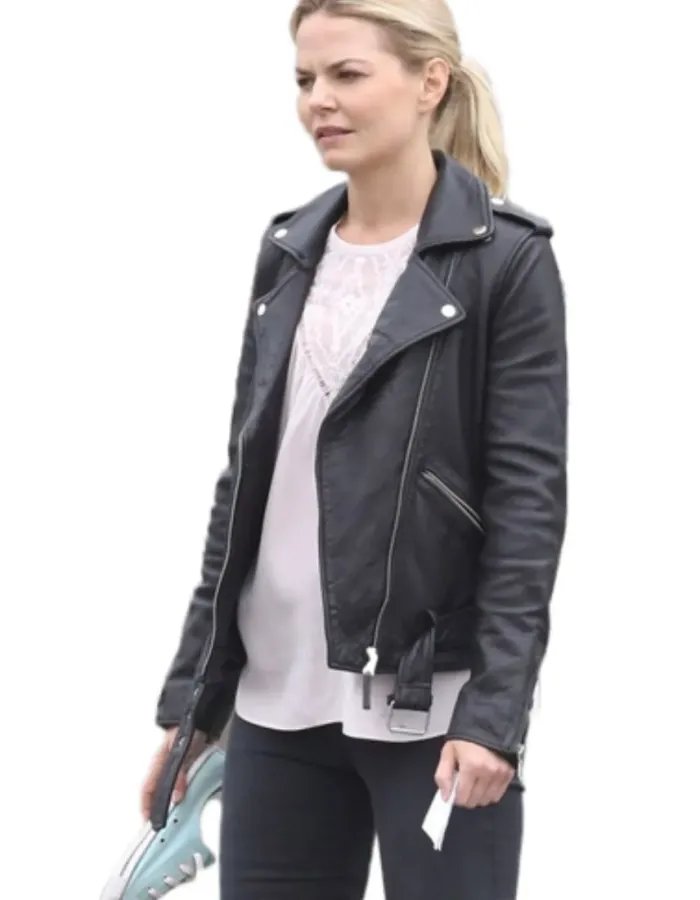Once Upon a Time Jennifer Morrison (Emma Swan) Black Jacket