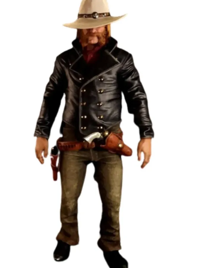 Red Dead Redemption 2 Peter Blomquist (Micah Bell) Leather Jacket