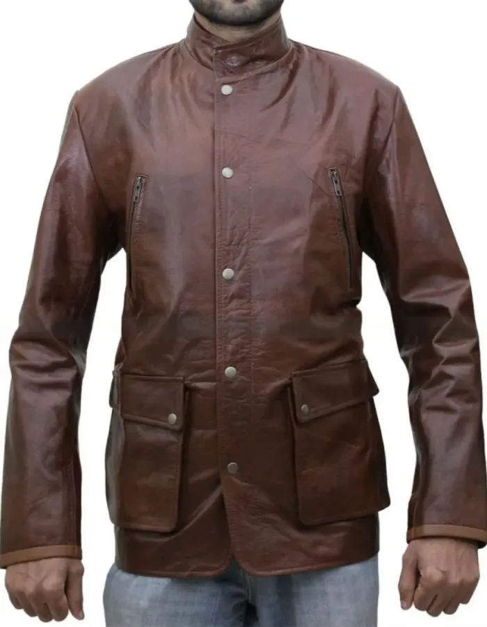 Run All Night Liam Neeson (Jimmy Conlon) Brown Leather Jacket