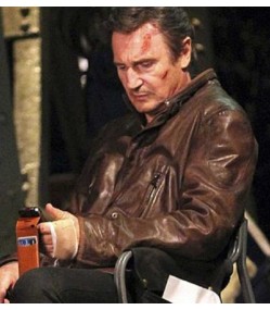 Run All Night Liam Neeson (Jimmy Conlon) Brown Leather Jacket