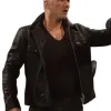 Saturday Night Live Chris Pratt (Jason Statham) Black Leather Jacket