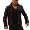 Saturday Night Live Chris Pratt (Jason Statham) Black Leather Jacket