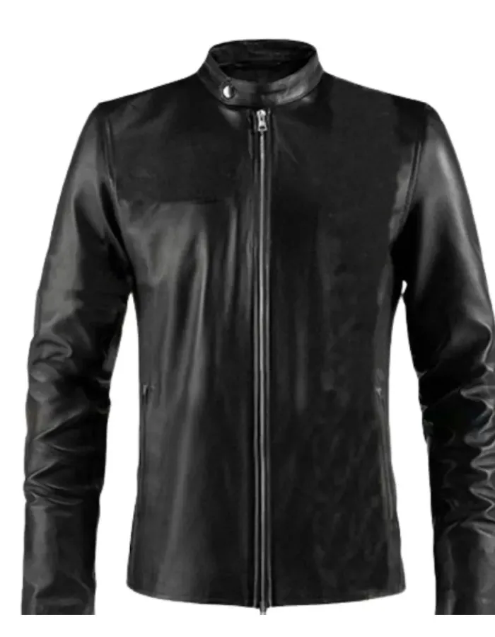 Tom Clancy's Jack Ryan John Krasinski (Jack Ryan) Black Leather Jacket