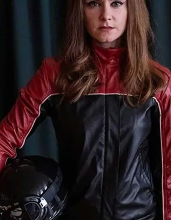 Derry Girls Judith Roddy (Ms De Brun) Biker Leather Jacket