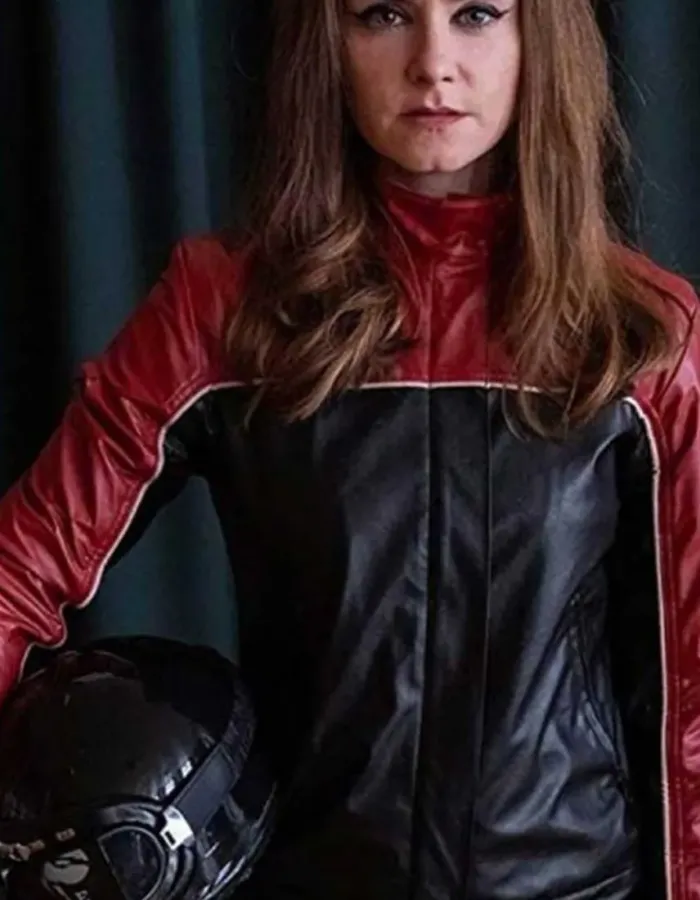 Derry Girls Judith Roddy (Ms De Brun) Biker Leather Jacket