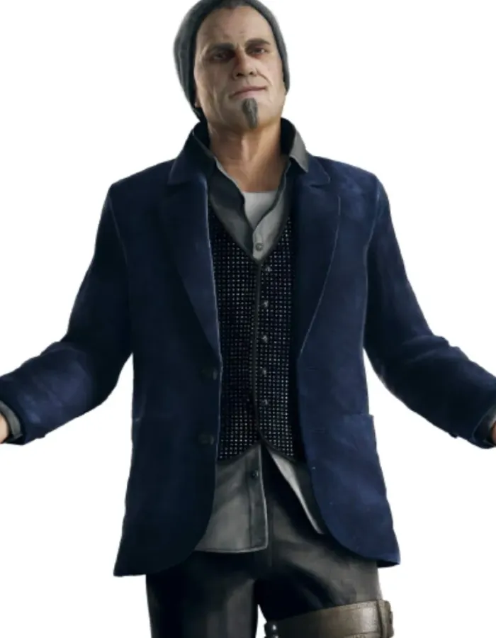 Watch Dogs Daniel Kash (Damien Brenks) Blue Suede Leather Jacket Watch Dogs Daniel Kash (Damien Brenks) Blue Suede Leather Jacket