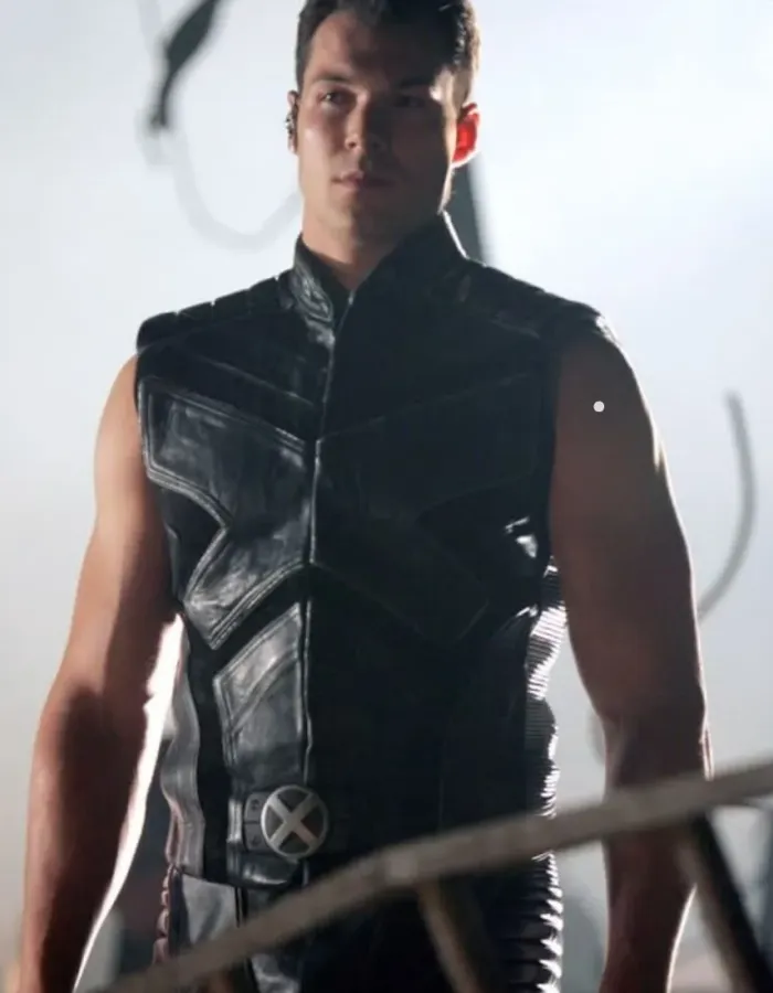 X Men Days of Future Past Daniel Cudmore (Colossus) Leather Vest