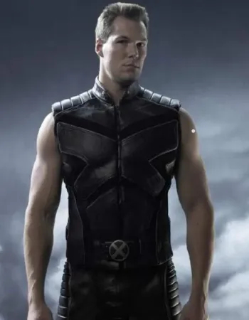 X Men Days of Future Past Daniel Cudmore (Colossus) Leather Vest