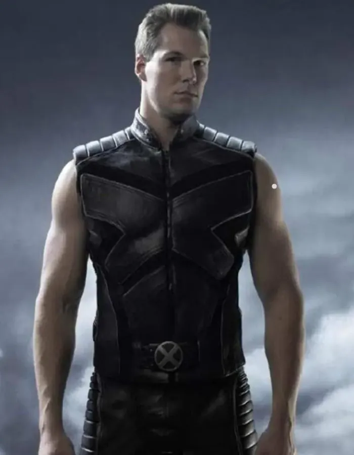 X Men Days of Future Past Daniel Cudmore (Colossus) Leather Vest