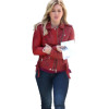 Younger Hilary Duff (Kelsey Peters) Red Leather Jacket