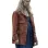 American Made Sarah Wright (Lucy Seal) Brown Leather Jacket