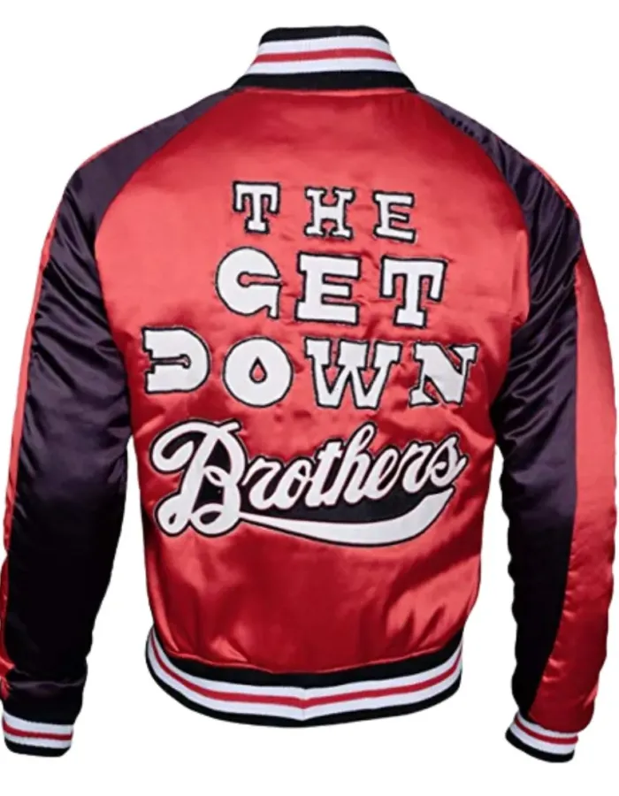 The Get Down Brothers Jaden Smith (Dizzee) Varsity Satin Jacket