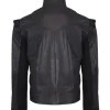 Three Musketeers Luke Evans (Aramis) Black Leather Coat