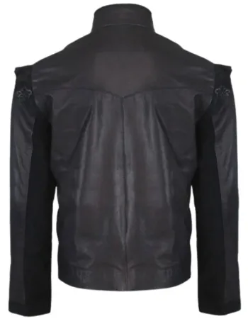 Three Musketeers Luke Evans (Aramis) Black Leather Coat