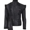 Three Musketeers Luke Evans (Aramis) Black Leather Coat