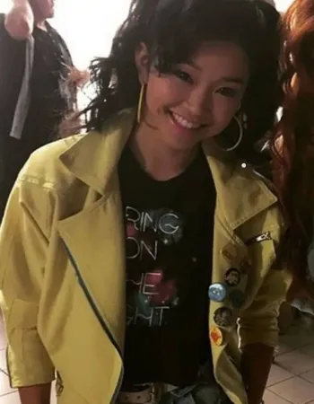 X Men Apocalypse Lana Condor (Jubilee) Yellow Leather Jacket
