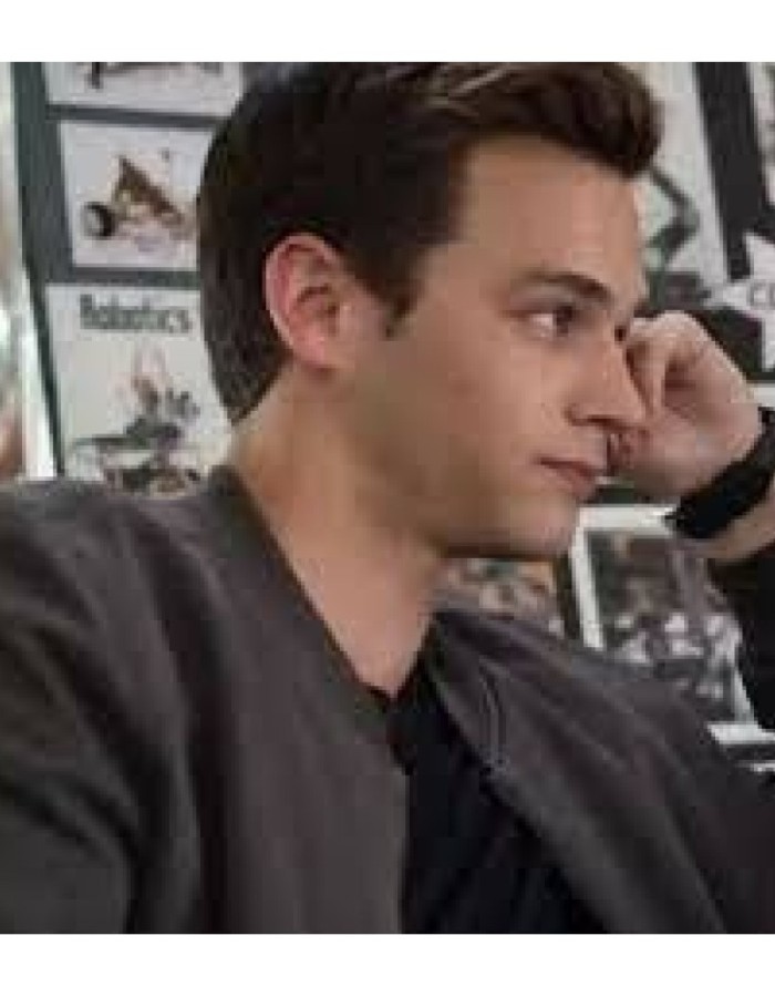 13 Reason Why Brandon Flynn (Justin Foley) Grey Bomber Jacket 13 Reason Why Brandon Flynn (Justin Foley) Grey Bomber Jacket