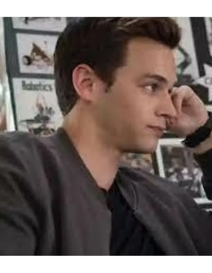 13 Reason Why Brandon Flynn (Justin Foley) Grey Bomber Jacket 13 Reason Why Brandon Flynn (Justin Foley) Grey Bomber Jacket