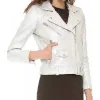 Arrow S5 (Thea Queen) Willa Holland White Leather Jacket