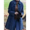 Armageddon Time Anne Hathaway (Esther Graff) blue Denim Coat