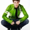 Ben 10 Alien Swarm Ryan Kelley (Ben Tennyson) Green Leather Jacket