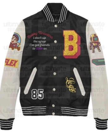 Bobby Tarantino Black And White Varsity Jacket